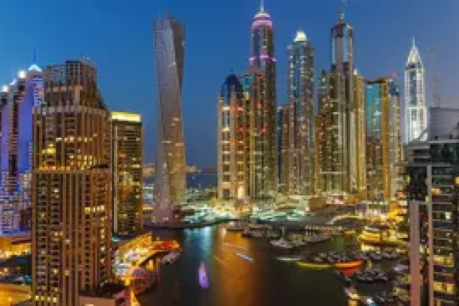 Night Dubai City Tour with Dinner Cruise
